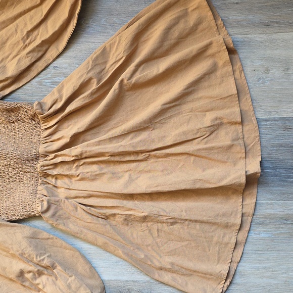 Petal & Pup Tan Mini Dress - Picture 3 of 16